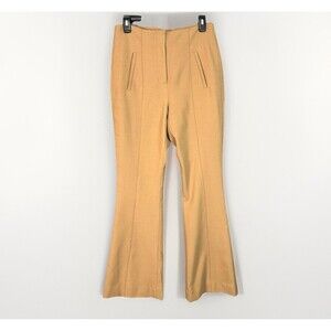 Veronica Beard Tan Flare Dress Pants Women’s Size 4 High Waist Tailored Trouser